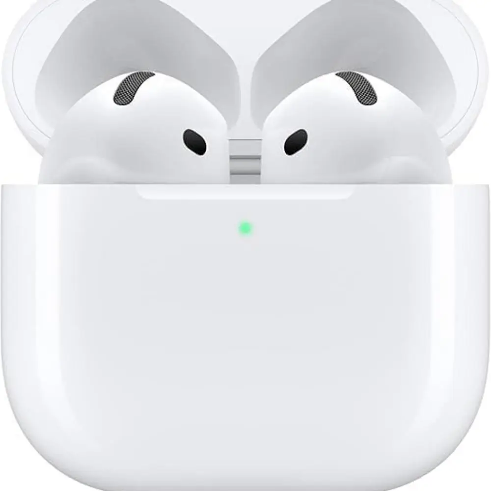 White Wireless Bluetooth In-Ear Earbuds, Ergonomic Redesigned Comfort Fit Headphones with Spatial Audio, Voice Isolation Clear Call, Long Battery Life Sports Earphones